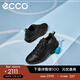 愛(ài)步（ECCO）男鞋休閑鞋 復古老爹鞋男士運動(dòng)鞋厚底舒適跑步鞋 靈動(dòng)525274 HL 黑色52527452562 42