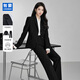 匆蒙外套女西服職業(yè)裝女通勤四季款西裝套裝女兩件套正裝面試酒店修身