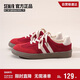 森馬德訓鞋女鞋冬季厚底運動(dòng)鞋板鞋休閑鞋女騏驥紅SFYM233038 紅色 38