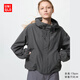 優(yōu)衣庫女裝休閑連帽短外套26春夏新款481600 07 青灰色 M