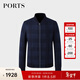 PORTS寶姿男裝商務(wù)休閑常規保暖外套夾克ML9NJ009LCF028 NAVY CHECK M