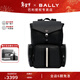 巴利（BALLY）送禮男士雙肩包商務(wù)休閑MAXI系列皮革雙肩包大容量旅行包 6303963 黑白條紋