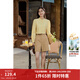 茵曼（INMAN）法式立領(lǐng)荷葉邊泡泡袖襯衫襯衣18236304 陽(yáng)光黃 M