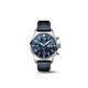 萬(wàn)國（IWC）禮物 飛行員計時(shí)腕表 藍盤(pán)皮帶 自動(dòng)機械男表 IW388101 41mm