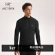 ARC'TERYX始祖鳥(niǎo) RHO MERINO WOOL ZIP NECK 男子 內層長(cháng)袖上裝 BLACK/黑色 M