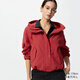 優(yōu)衣庫女裝休閑連帽短外套481600 16 紅色 M