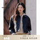 beanpole【新年禮物】  女士休閑日常時(shí)尚通勤風(fēng)米色條紋長(cháng)袖連帽T恤衛衣 米色 S 160/84A