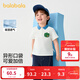巴拉巴拉童裝男童短袖t恤寶寶POLO衫兒童上衣2025新款夏季打底衫 本白10101 130