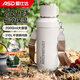 愛(ài)仕達（ASD）保溫壺316不銹鋼大容量旅行壺暖水瓶便攜車(chē)載運動(dòng)戶(hù)外保溫杯子 白色【鋼蓋+背帶+茶漏】2000ml