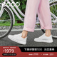 愛(ài)步（ECCO）板鞋女 時(shí)尚潮流百搭經(jīng)典軟面舒適休閑運動(dòng)鞋女鞋 街頭209713 白色20971301007 37 (235mm)