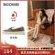 斯凱奇（Skechers）新年禮物女鞋加絨樂(lè )福鞋保暖厚底一腳蹬軟底休閑鞋單鞋169030