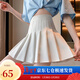 蘿美醬百褶裙女秋冬短裙jk制服毛呢裙子學(xué)院風(fēng)高腰時(shí)尚a字半身裙小個(gè)子 白色常規款（抗皺西裝面料） XL 【建議115-125斤】