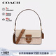 蔻馳（COACH）【品牌直供】女士MORGEN帆布手提單肩包拼色CBT16新年禮物