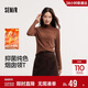 森馬（Semir）長(cháng)袖T恤女冬半高領(lǐng)發(fā)熱抑菌純色修身上衣顯瘦打底衫101724101005