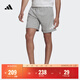 adidas休閑舒適毛圈布短褲男裝阿迪達斯官方輕運動(dòng)   中麻灰   S