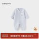 babylove嬰兒連體衣春秋季哈衣爬服男女寶寶簡(jiǎn)約薄夾棉a類(lèi)保暖衣服外出服