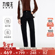 九牧王【暖燚絨遠紅外】加絨保暖御寒牛仔褲秋冬高彈休閑褲子 【暖燚絨】合體版+黑色+TJ1DX60513 33 碼175/82A(2.52)尺84cm