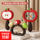新生嬰兒手搖鈴訓練牙膠0到6個(gè)月寶寶可啃咬早教玩具 【3件套】沙錘+撥浪鼓+鈴鐺