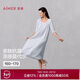 愛(ài)慕睡衣女夏季睡裙短袖帶杯可外穿家居服長(cháng)裙AM44A861 M