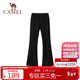 駱駝兒童長(cháng)褲女童緊身喇叭褲秋冬時(shí)尚百搭褲子休閑褲