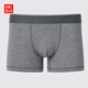 優(yōu)衣庫男裝針織短褲/低腰男士?jì)妊?79502 482601 482601/03灰色 XL
