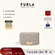 芙拉（FURLA）【情人節禮物】1927羊皮迷你小包女士時(shí)尚菱格鏈條包單肩斜挎包 白色