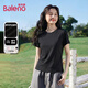 班尼路（Baleno）圓領(lǐng)緊身短袖t恤女2026年夏款簡(jiǎn)約時(shí)尚正肩收腰修身顯瘦百搭上衣