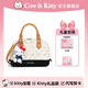 COW&KITTYKT貓女包2026年新款學(xué)生手提包單肩包斜挎包生日禮物女生新年禮物 撞色【掛件禮盒禮袋】 長(cháng)23.5cm寬11cm高16cm