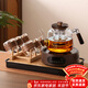 憶壺茶（YIHUTEA）玻璃煮茶壺2025新款電陶爐套裝家用多功能燒水養生壺大容量茶具 【甄選十件套】透明壺+數顯木紋爐+6杯+茶盤(pán)+杯架