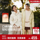 森馬（Semir）陳都靈同款羽絨服女90絨長(cháng)款三防冬寬松連帽外套簡(jiǎn)約109724113001