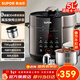 蘇泊爾（SUPOR）電壓力鍋 0涂層304厚底鋼釜高壓電飯煲家用5-8個(gè)人5升大容量電高壓鍋 70Kpa高壓電飯鍋 24小時(shí)預約 【0氟內膽】特設開(kāi)蓋煮 5L
