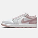 Jordan女子休閑鞋WMNS AIR JORDAN 1LOW低幫透氣運動(dòng)鞋DC0774-606粉38.5