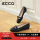 愛(ài)步（ECCO）冬季優(yōu)雅芭蕾舞鞋方頭羊皮淺口單鞋 舞悅234303 黑色38 HL