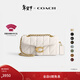 蔻馳（COACH）【禮物】【專(zhuān)享直降】女士菱格紋絎縫TABBY 20號單肩斜挎冬季女包 B4/粉筆白色