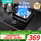 華蒂創(chuàng  )億燃氣灶天然氣煤氣灶家用臺式嵌入式灶具5.2kw猛火灶單眼灶液化氣爐具不銹鋼定時(shí)一級能效熄火保護 【升級銅蓋】三環(huán)旋火防風(fēng)配熄保5.2kw 【瓶裝液化氣】20Y