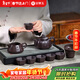 金鑲玉功夫茶具套裝喝茶紫砂壺宜興原礦全手工家用禮盒 龍行天下