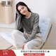 香影miu系學(xué)院風(fēng)灰色針織衫女2026春季新款蝴蝶結假兩件開(kāi)衫毛衣 淺灰 M 160/84A/95-110斤