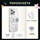 PopSockets【手機萬(wàn)能衣櫥】泡泡騷支架蘋(píng)果磁吸囊伸縮防摔指環(huán)扣MagSafe磁吸生態(tài)圓啪嗒站立手機支架組合 心靈彗星+清閃白【站立】啪嗒盤(pán)