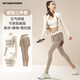 VICTORIATOURIST瑜伽服套裝女秋冬健身服跑步運動(dòng)套裝普拉提帶胸墊撞色訓練服L