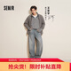 森馬（Semir）王安宇同款丨牛仔褲男復古彎刀褲25冬長(cháng)褲丹寧布褲子109725124107