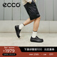 愛(ài)步（ECCO）樂(lè )福鞋男 早春時(shí)尚舒適袋鼠鞋男女同款牛皮休閑鞋增高 552504 黑色55250490000 41
