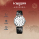 浪琴（LONGINES）瑞士手表 時(shí)尚系列 男士皮帶機械表新年禮物L(fēng)49214112