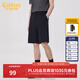 卡賓男裝時(shí)裝休閑短褲24夏新款寬松褲子舒適商場(chǎng)同款Y224 煤黑色01 L (175) 50