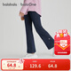 巴拉巴拉balaone兒童牛仔褲女童喇叭褲2025秋彈力親膚長(cháng)褲子208325108002