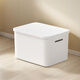 維簡(jiǎn)日式收納箱 桌面收納盒帶蓋筐整理盒子多功能廚房?jì)纫码s物
