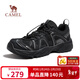 駱駝（CAMEL）城野3代運動(dòng)登山戶(hù)外徒步休閑鞋男情侶款 G16S852002 黑色 43