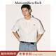 Abercrombie & Fitch【李現同款】小麋鹿圖案美式牛津長(cháng)袖襯衫25秋冬男裝125-5224 白色 M (180/100A)