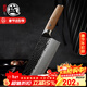 三本盛日本進(jìn)口菜刀家用切片刀砍骨刀手工鍛打廚師刀傳統中式廚房刀具 中華菜刀：斬切刀【原色柄】