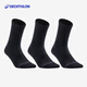 迪卡儂運動(dòng)襪高幫棉襪(3雙)【高幫】加厚-深黑色【39-42】2172051