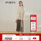 PORTS寶姿女裝 秋冬新品針織長(cháng)袖高領(lǐng)套頭衫LL9K440LZI002 奶白色 S
